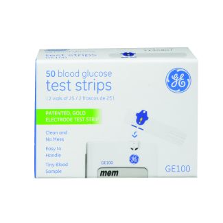 GE100 Test Strips, 50 per Box