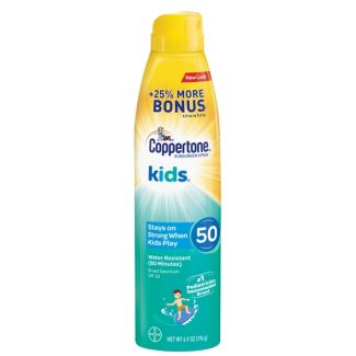 Coppertone® Kids Sunscreen, SPF 50, 5.5 oz. Spray