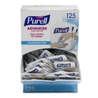 Purell® Singles™ Single-Use Hand Sanitizer Packet125/bx