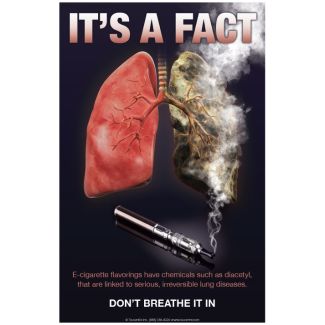 Don't Breathe It In Vaping Poster, 11" x 17"