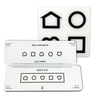 Sight Line Screener Flipbook w/LEA Symbols & Sloan Letters