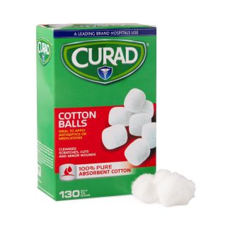 Sterile Cotton Balls, 130/Box