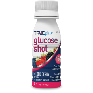 Glucose 2 Oz Bottle, Mixed Berry Flavor