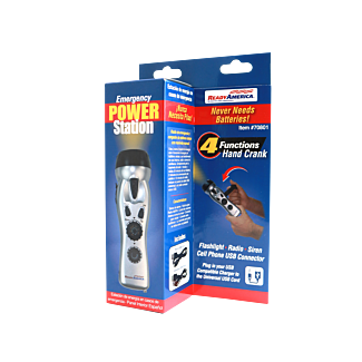 4 N 1 Hand Crank Radio with Light