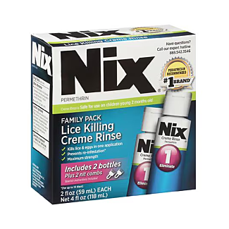 Nix Cream Rinse Lice Shampoo, 4 Oz Bottle