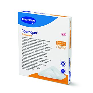Hartmann Cosmopor® Transparent, 3.5" x 4", 5/Box