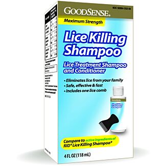 GoodSense® Maximum Strength Lice Shampoo, 4 oz