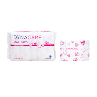 Dynacare Ultra Thin Maxi w/Wings, 48/pack