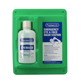 Eye Wash Station Complete with 32 oz. Bottle