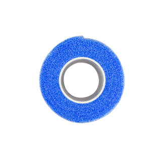 1" x 5 Yds Latex Free Economy Self Adherent Wrap, Blue
