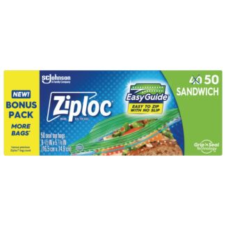 Ziploc® Sandwich Bags, 50/Box