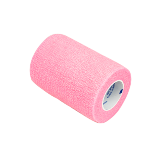 Economy 3" x 5 Yards Self-Adherent Wrap, Pink, Latex-Free