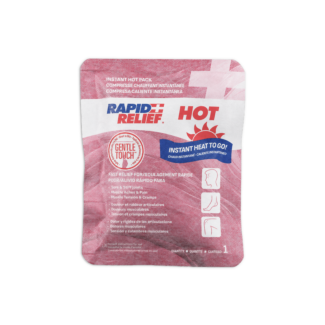 Rapid Relief® Instant Warm Pack, 4"x6", 50/cs