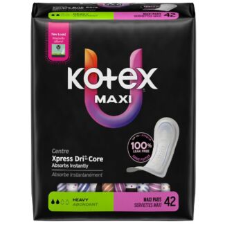 U by Kotex® Maxi Pads 42/bag