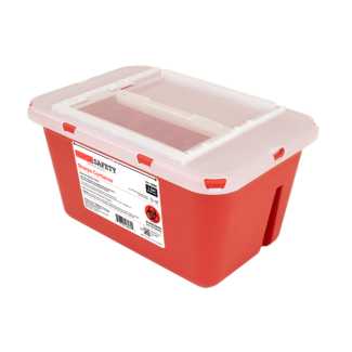 1 Gallon Infectious Waste Container (150 Syringe Capacity)