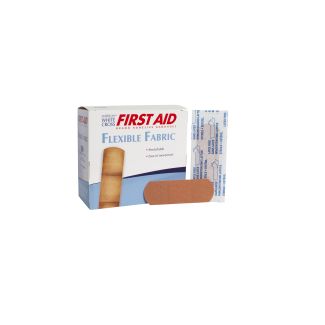 AmericanĀ® White Cross 1" x 3" Fabric Bandages, 100/Box