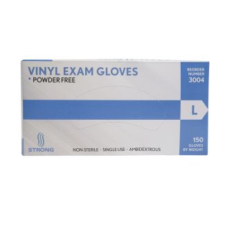(Discontinued) Strong MFG Large Vinyl Exam Gloves