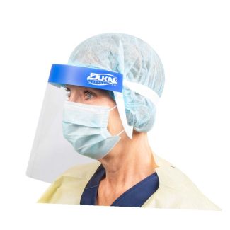 Dukal Protective Plastic Foam Face Shield, 5/bag