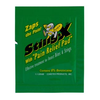 Sting-Relief Wipes, 6% Benzocaine 10/Box