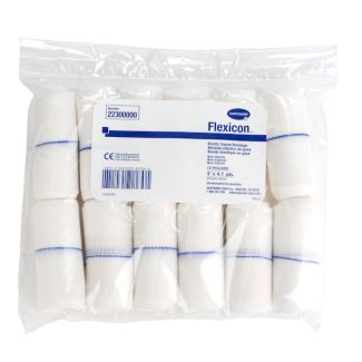 Flexicon Non-Sterile 3" x 4.1 Yds Elastic Gauze, 12/Bag