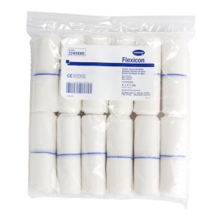 Flexicon Non-Sterile 4" x 4.1 Yds Elastic Gauze, 12/Bag