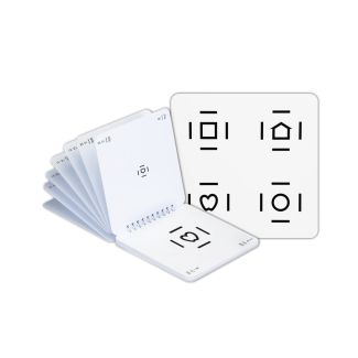 LEA SYMBOLS® Flipbook with Crowding Bars - 50%