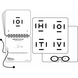 ABCD HOTV Crowded Acuity Test Flipbook