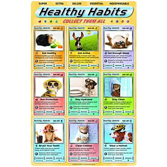 Healthy Habits Poster and Card Set