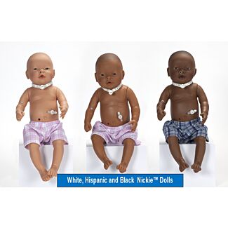 Nickie® Training Manikin, Hispanic Skin Male
