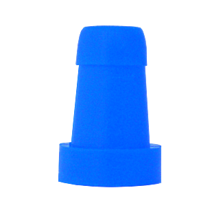 Grason PM Series Eartips, 6 mm, Blue, 100/pack
