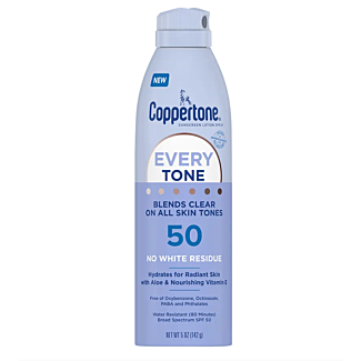Coppertone® Every Tone Sunscreen Spray, 5 oz
