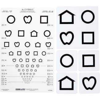 Proportional Spaced LEA Symbols® Chart Set, 10 Foot