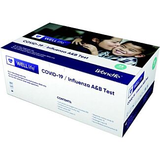 WELLlife™ COVID-19 / Influenza A&B Test, 25/box