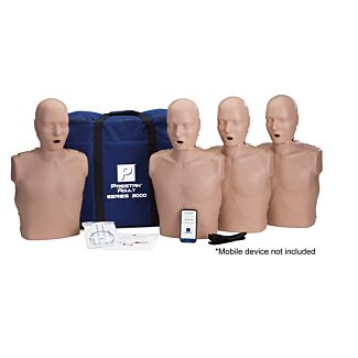 Prestan® Adult Series 2000 Manikin, 4/Pack, Medium Skin