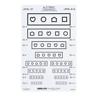 50% Rectangle LEA Symbols® Chart, 10 Foot