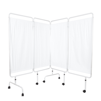 4 Panel Screen with Casters