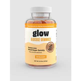 Glow Glucose Gummies, Orange, 60/Bottle