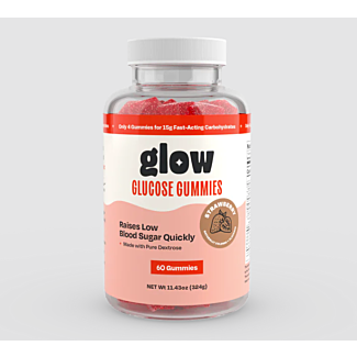 Glow Glucose Gummies, Strawberry, 60/bottle
