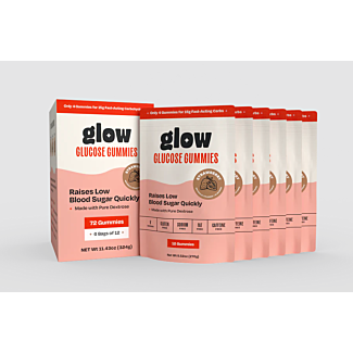 Glow Glucose Gummies, Strawberry, 12/bag, 6 bags/cs