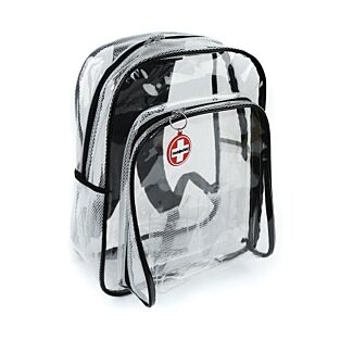 MobileAid Clear-View High-Capacity Backpack, Empty