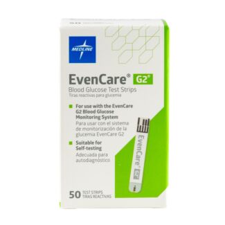 EvenCare G2 Test Strips, 50/box