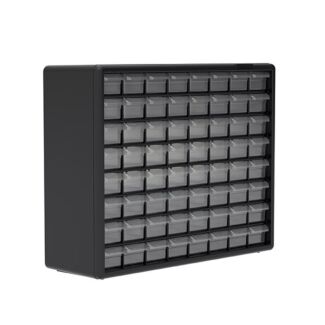 Plastic Storage Cabinet, 64 Drawer