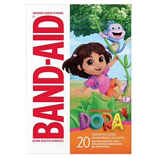 Band-Aid® Dora Bandages, 20/box