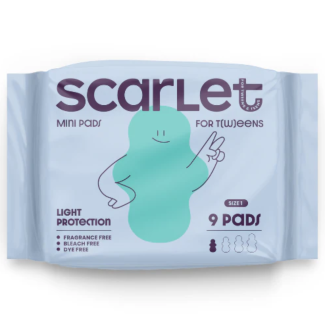Scarlet by RedDrop Mini Pads w/Wings, Size 1, 99/pack