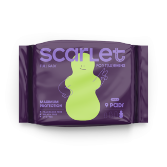 Scarlet by RedDrop Full Pads w/Wings, Size 4, 99/pack