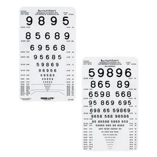 Good-Lite® LEA Numbers® Pocket Near Vision Card