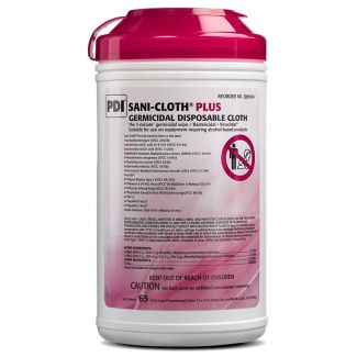 PDI Sani-Cloth® Plus Germicidal Cloth, 8" x 14", 65/Can
