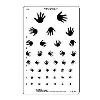 Wide Spaced Hand Chart, 20 Foot
