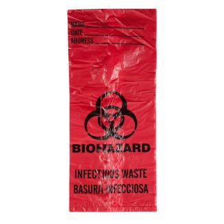 Biohazard Waste Bags, 5 Gallon, 20/Roll