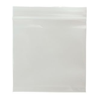 Economy Storage Bags, 4" x 4", Zipper Seal, 4 mil (100/Pkg)
